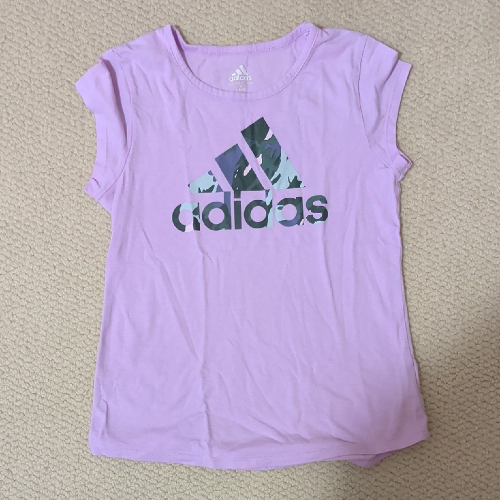 Adidas Kids' Lavender Logo Tee